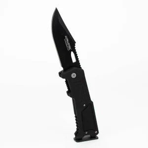 ALPHASTEEL - 8" Hunting Knife - Black Star Fold