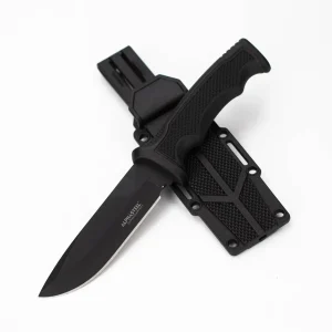 ALPHASTEEL - 9" Fixed Blade Knife w/ ABS Sheath