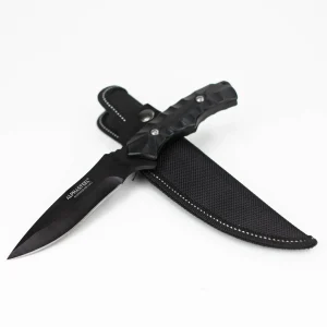 ALPHASTEEL - 9" Full Tang Fixed Blade Hunting Knife