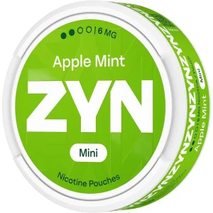 Apple mint ZYN mini nicotine pouches 20 pack