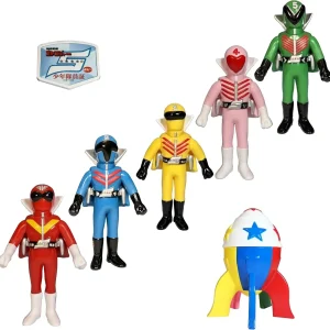 Art Storm Vinyl Archive Goranger Figure Set - Poppy Reprint