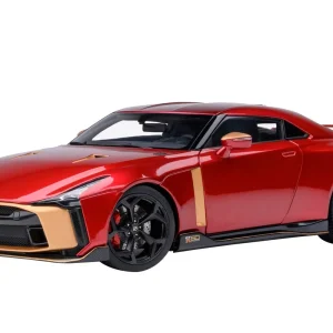 Autoart 1/18 Nissan GT-R50 Italdesign Metallic Red Gold Model 77514