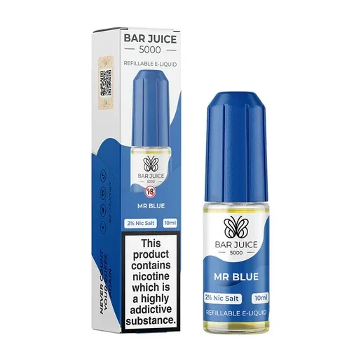 Bar Juice 5000 Mr Blue Nic Salt Vape juice 10ml