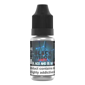 BLACK AND BLUE 10ML NIC SALT BLACK WIDOW Pack of 10