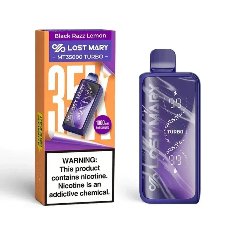 Black Razz Lemon - Lost Mary MT35000 Turbo Disposable Vape