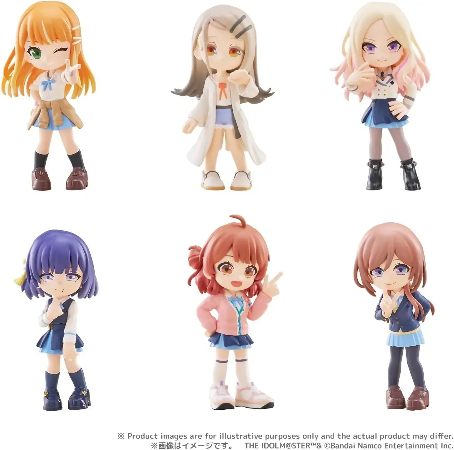 Bushiroad PalVerse Idolmaster Vol 2 Collectible Figure Set 6