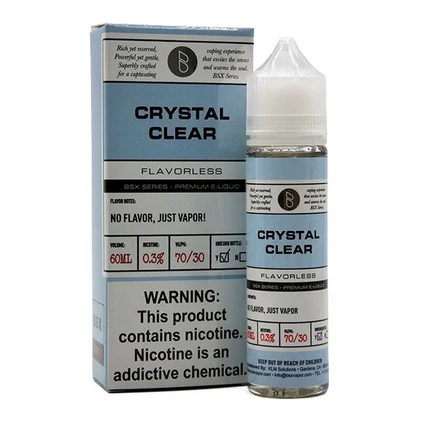 Clear - 3mg - BSX Vapor - 60mL