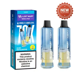 Clear - Lost Mary Nera Fullview 70k Disposable Vape Pod