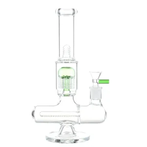 Colored Inline Perc Bong - 10in