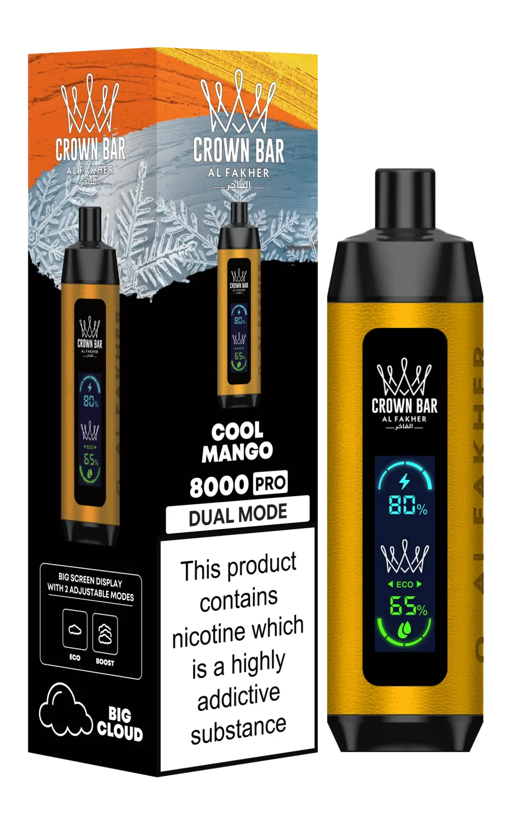 Cool Mango Al Fakher Crown Bar 8000 Pro