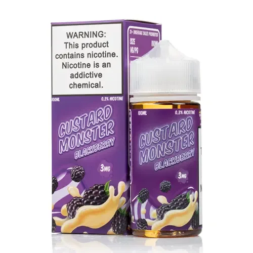 Custard Monster Blackberry Vape e-Liquid 100mL