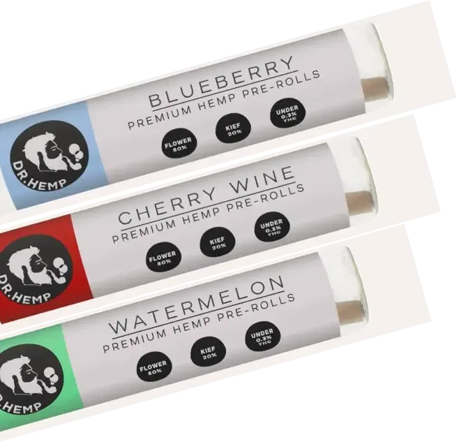 Dr. Hemp’s PREMIUM HEMP PRE-ROLLS