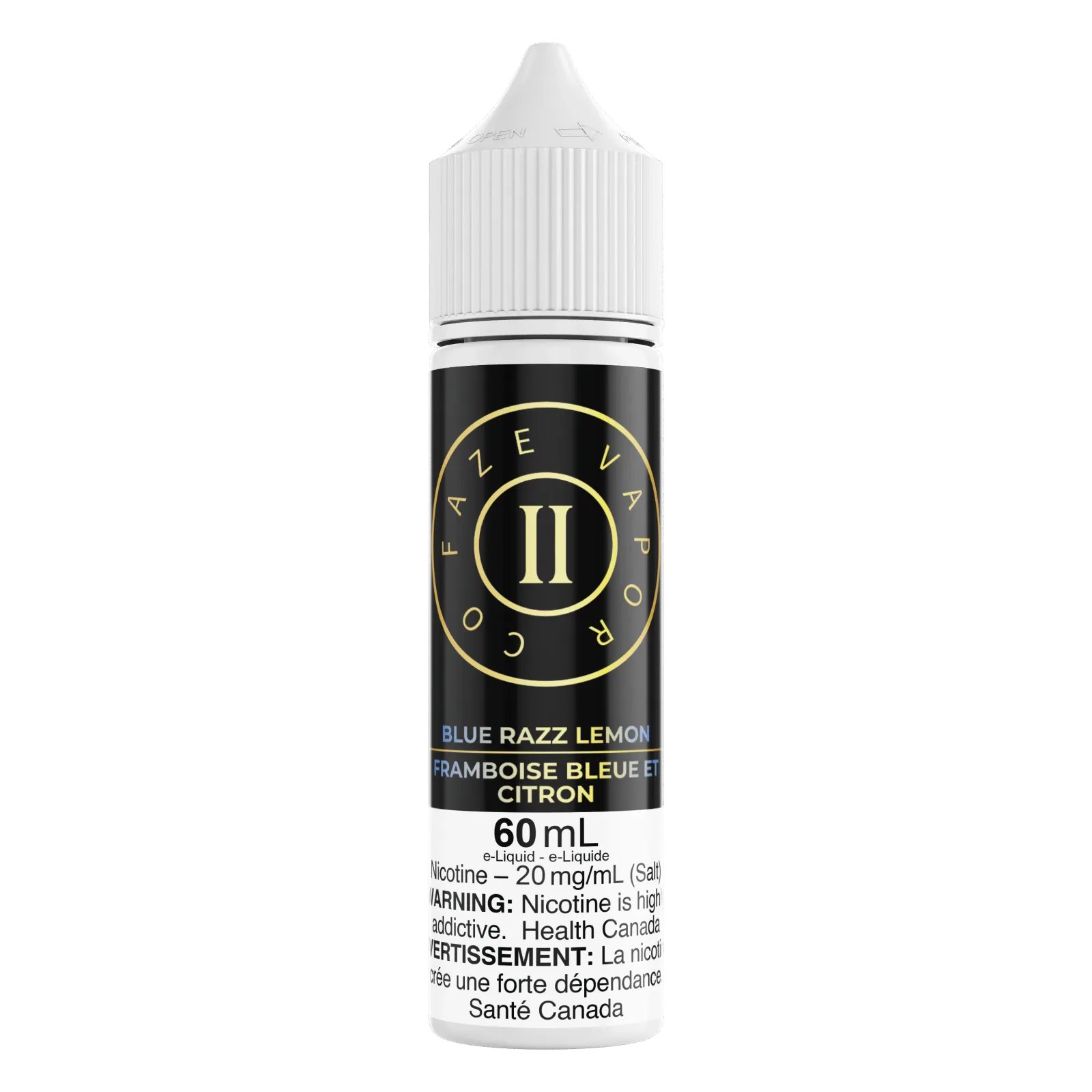 Faze 2 60mL Salts - Blue Razz Lemon