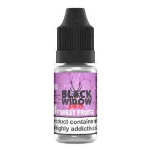 FOREST FRUIT 10ML NIC SALT BLACK WIDOW Pack of 10