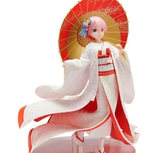 Furyu ReZero 1/7 Ram Shiromuku PVC Statue 24cm Figure Collectible