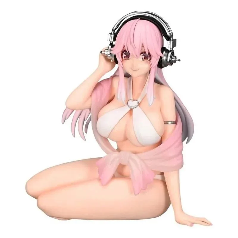 FuRyu Super Sonico Noodle Stopper Figure White Bikini Version