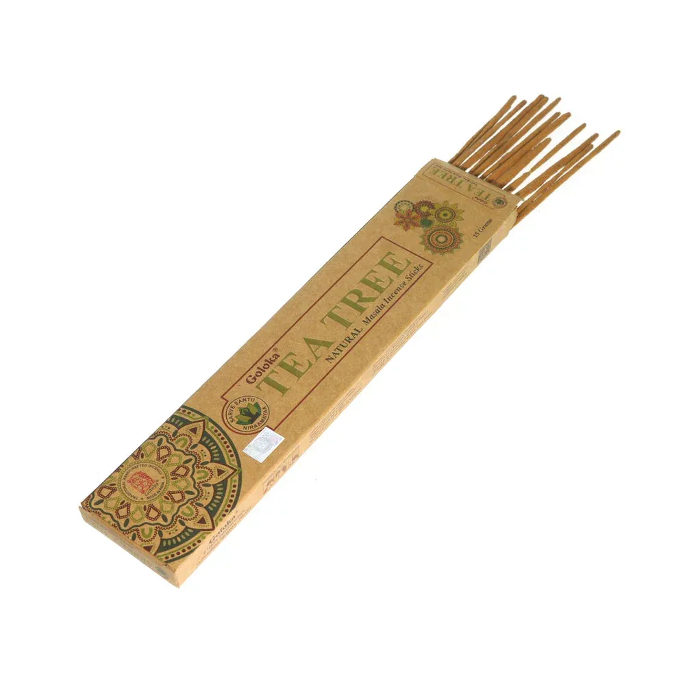 Goloka – Aromatherapy Series 9″ Incense Sticks Tea Tree (15g)