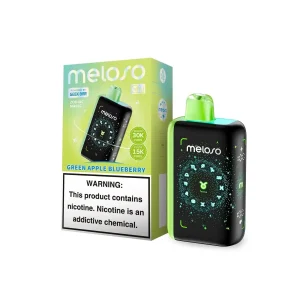Green Apple Blueberry - Geek Bar Meloso Bar 30k Disposable Vape