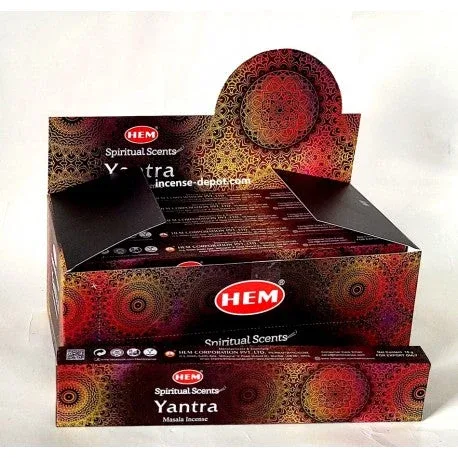 HEM Spiritual Scents – Yantra Premium Hand-Rolled Masala Incense (15g)