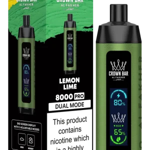 Lemon Lime Al Fakher Crown Bar 8000 Pro