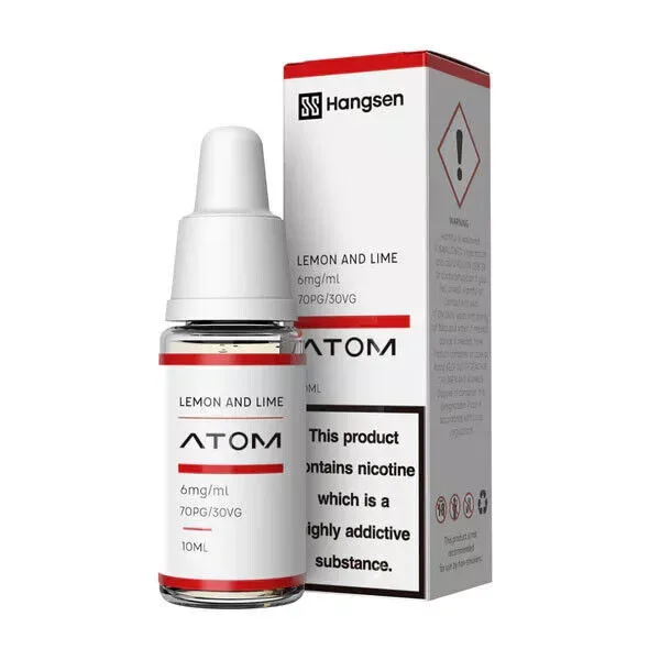 Lemon & Lime Hangsen E-Liquid Bundle 10x10ml, 70/30 PG/VG, 3,6/12/18mg