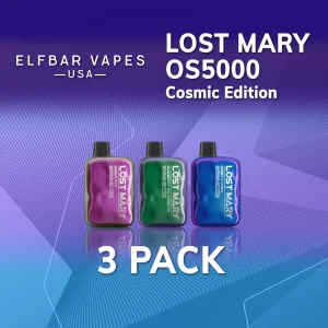 Lost Mary OS5000 Disposable Vape Cosmic Edition – 3 Pack