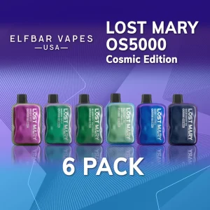 Lost Mary OS5000 Disposable Vape Cosmic Edition – 6 Pack