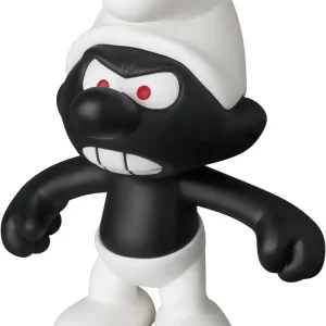 Medicom Toy UDF Black Smurf Figure 70mm Non-Scale Display