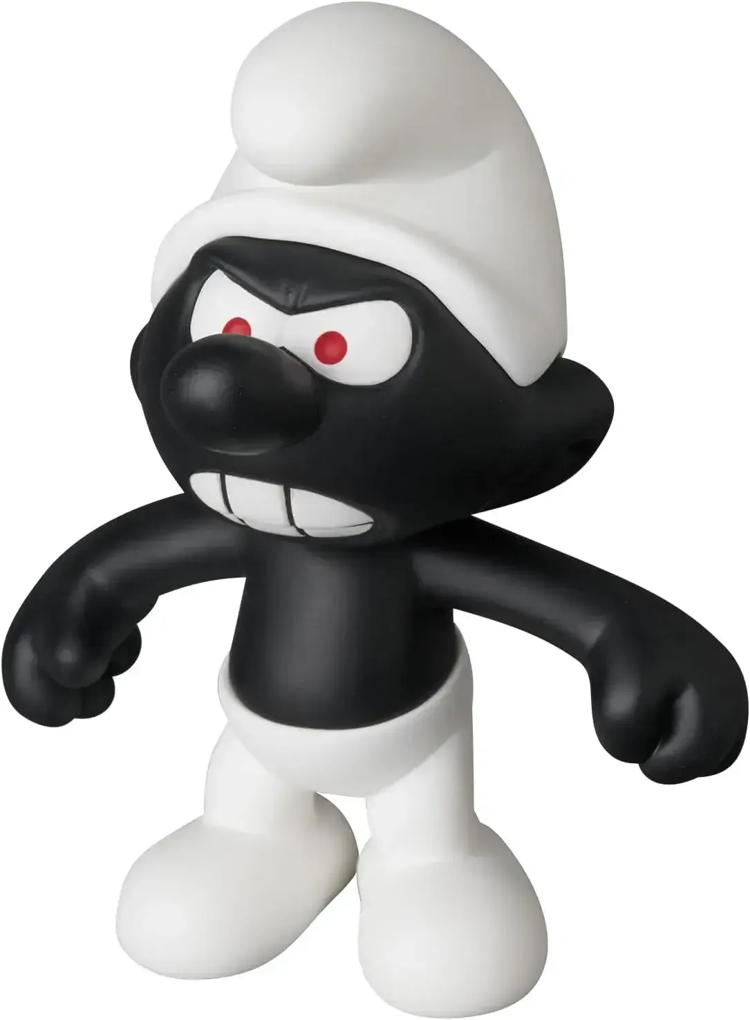Medicom Toy UDF Black Smurf Figure 70mm Non-Scale Display