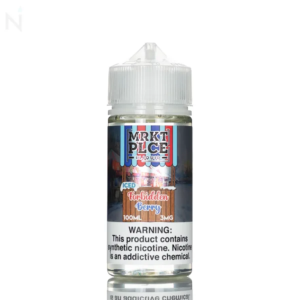 MRKT PLCE E-Liquid – Iced Forbidden Berry – 100mL - Image 2