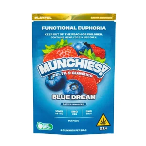 MUNCHIES! Functional Euphoria Delta 9 Boosted Gummies - 5ct