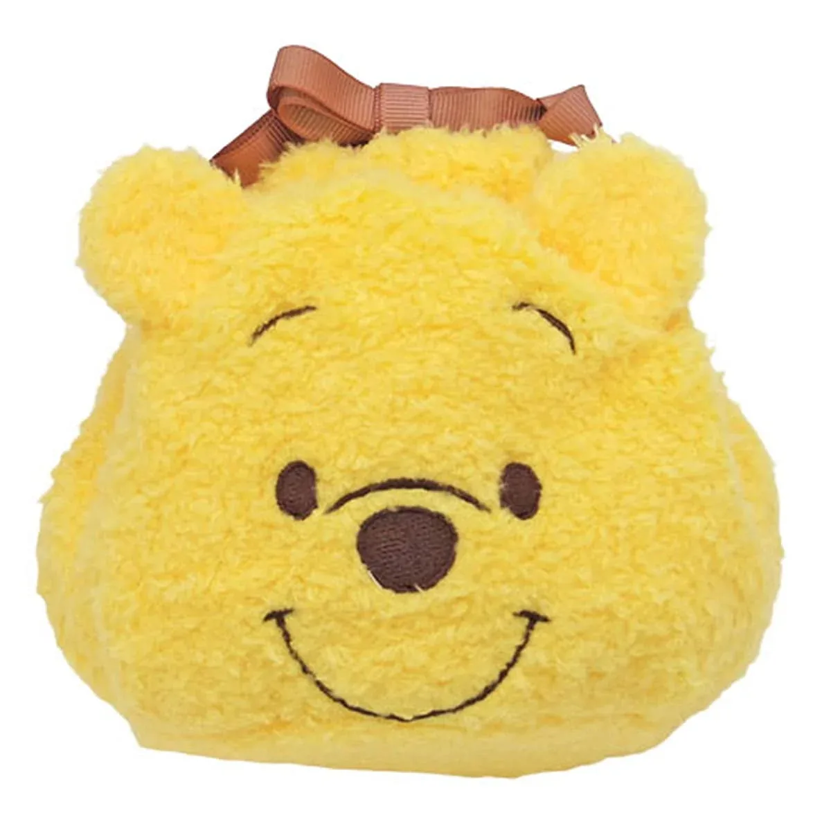 Nakajima Corporation Winnie The Pooh Round Drawstring Bag 14x17x3cm