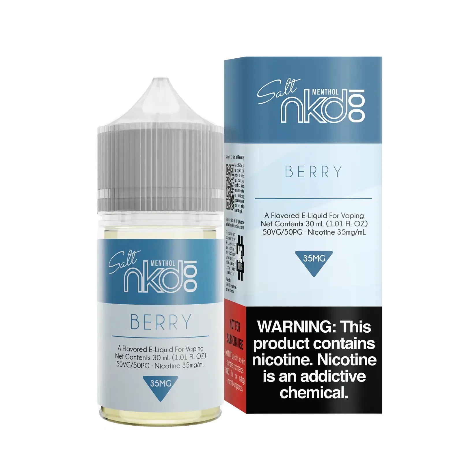 Naked 100 Salt Series Berry (Very Cool) Vape e-liquid 30mL