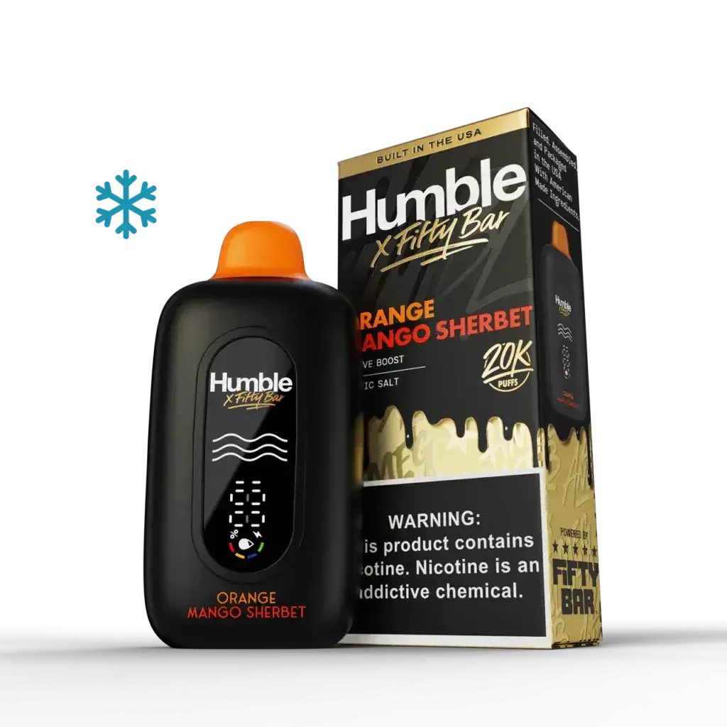 Orange Mango Sherbet - Fifty Bar x Humble 20K Disposable Vape