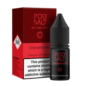 Pod Salt Strawberry Nic Salt 10ml Pack of 5