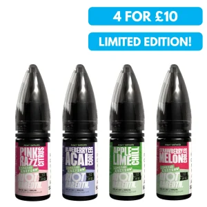 20mg Riot E-liquid BAR EDTN 10ml Nic Salts
