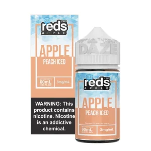 Peach Iced Reds Apple by 7 Daze | 60mL