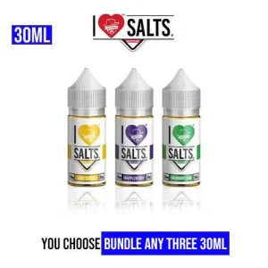 I Love Salts Vape Juice Pick 3 Bundle (90ML)