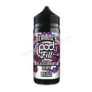 Doozy Seriously Pod Fill x2 Blackcurrant Berry E-Liquid Shortfill