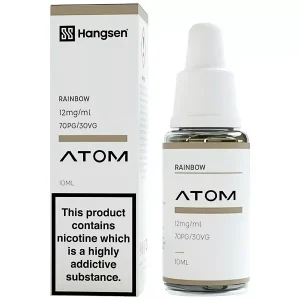 Rainbow Hangsen E-Liquid Bundle 10x10ml, 70/30 PG/VG, 3,6/12/18mg