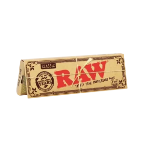 RAW- CLASSIC 1 1/4 SIZE PAPERS Twenty Year Anniversary Pack