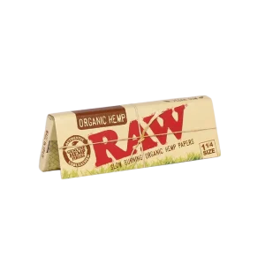RAW- ORGANIC HEMP 1 1/4 SIZE PAPERS