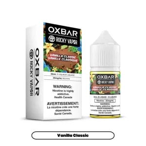 Rocky Vapor Oxbar E-liquids - Vanilla Classic | Vape Cloud Canada