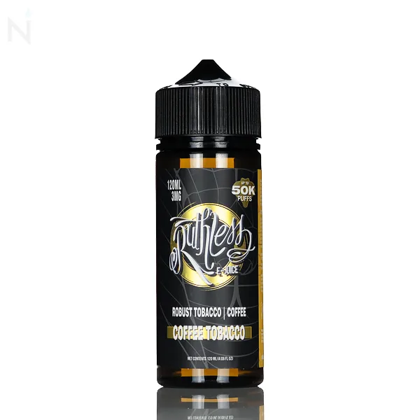 Ruthless Original E-Liquid – Coffee Tobacco – 120mL
