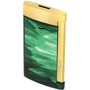S.T. Dupont Slim 7 Géode Lacquered Lighter – Green