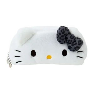 Sanrio Hello Kitty Monotone Animal Pencil Case - Polyester PU Material