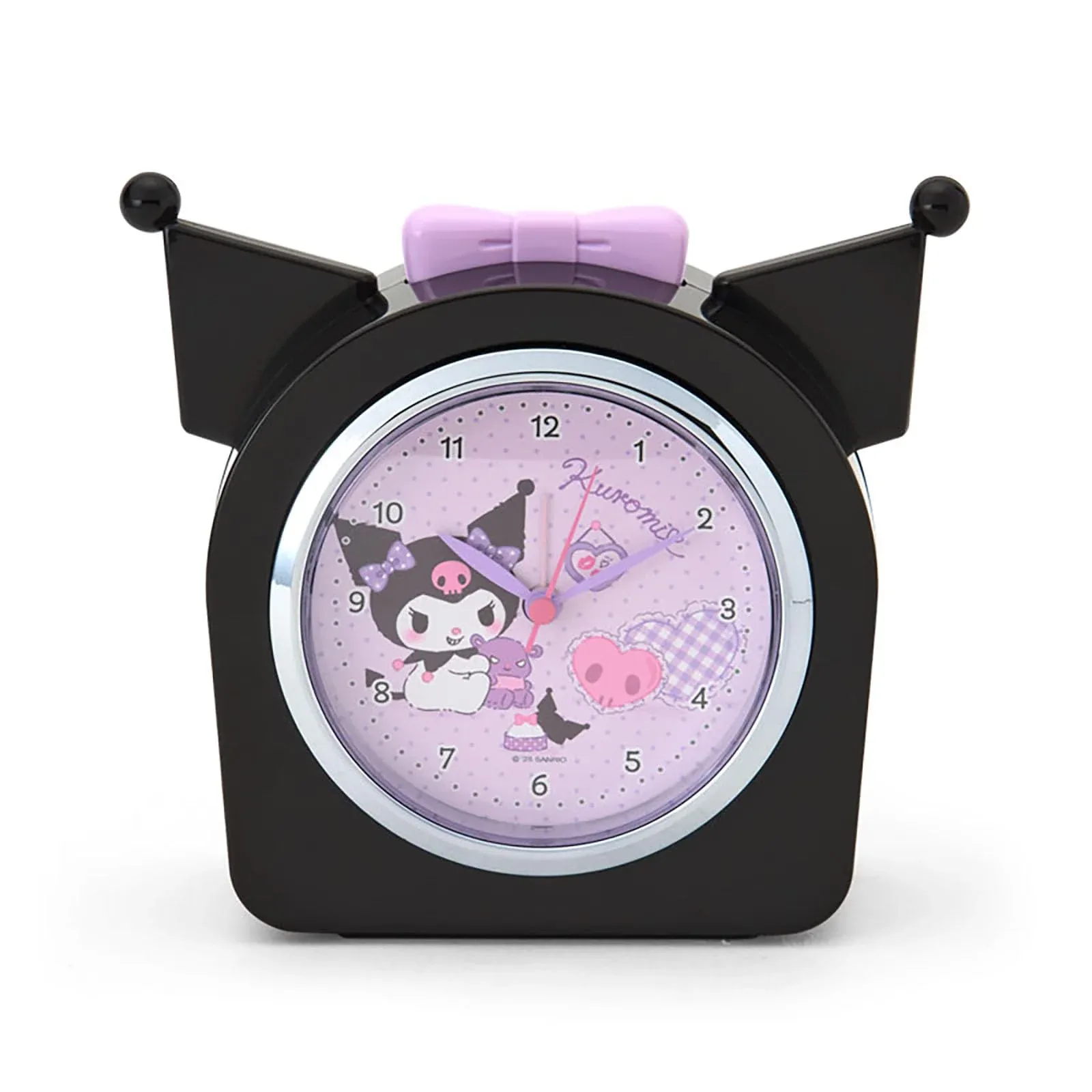 Sanrio Kuromi Alarm Clock with Light ABS Resin Model 306720