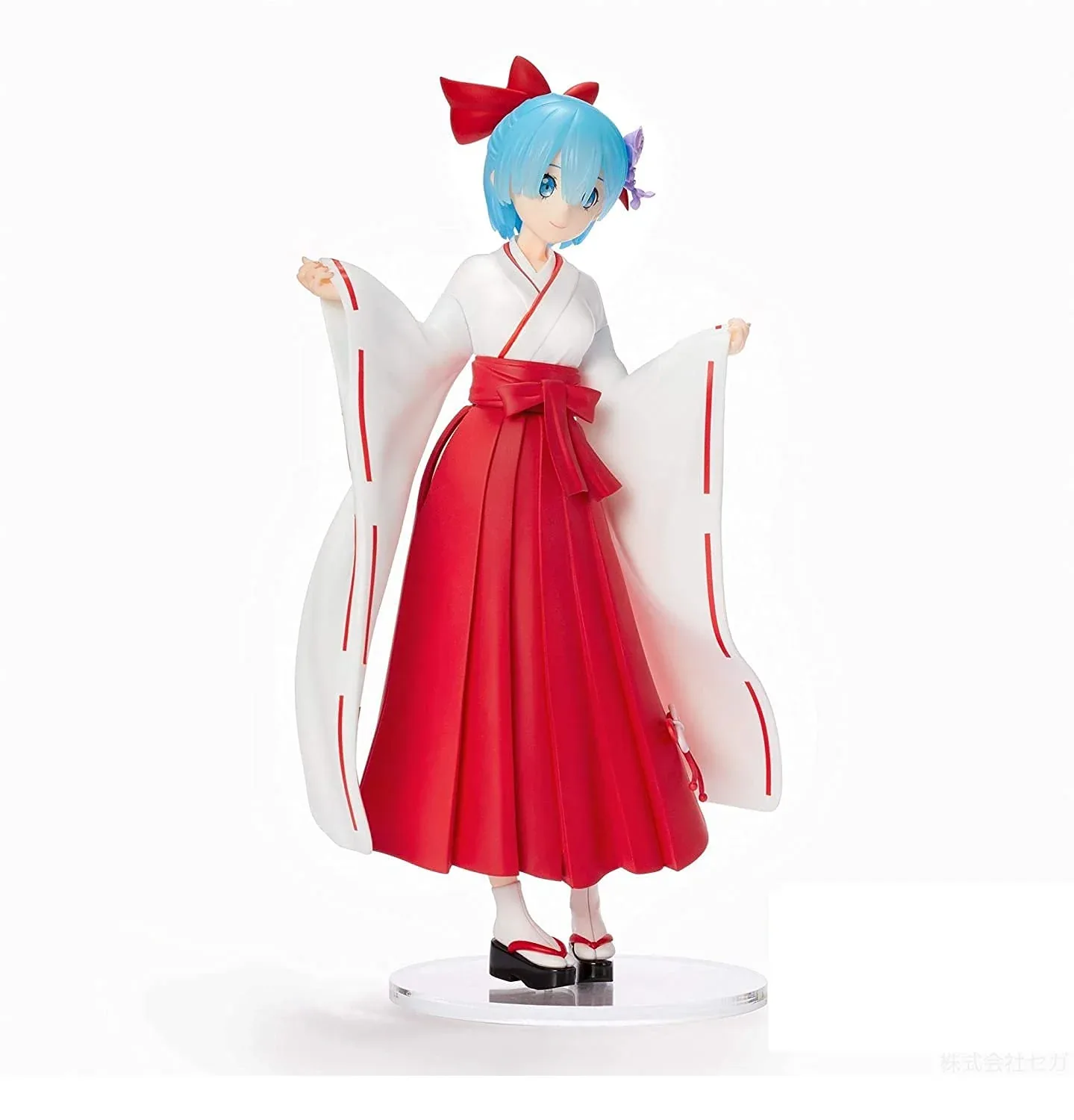Sega ReZero Rem Shrine Maiden Style Figure - Anime Collectible Figurine - Image 2