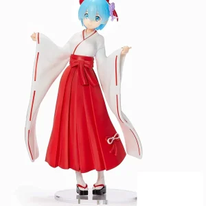 Sega ReZero Rem Shrine Maiden Style Figure - Anime Collectible Figurine