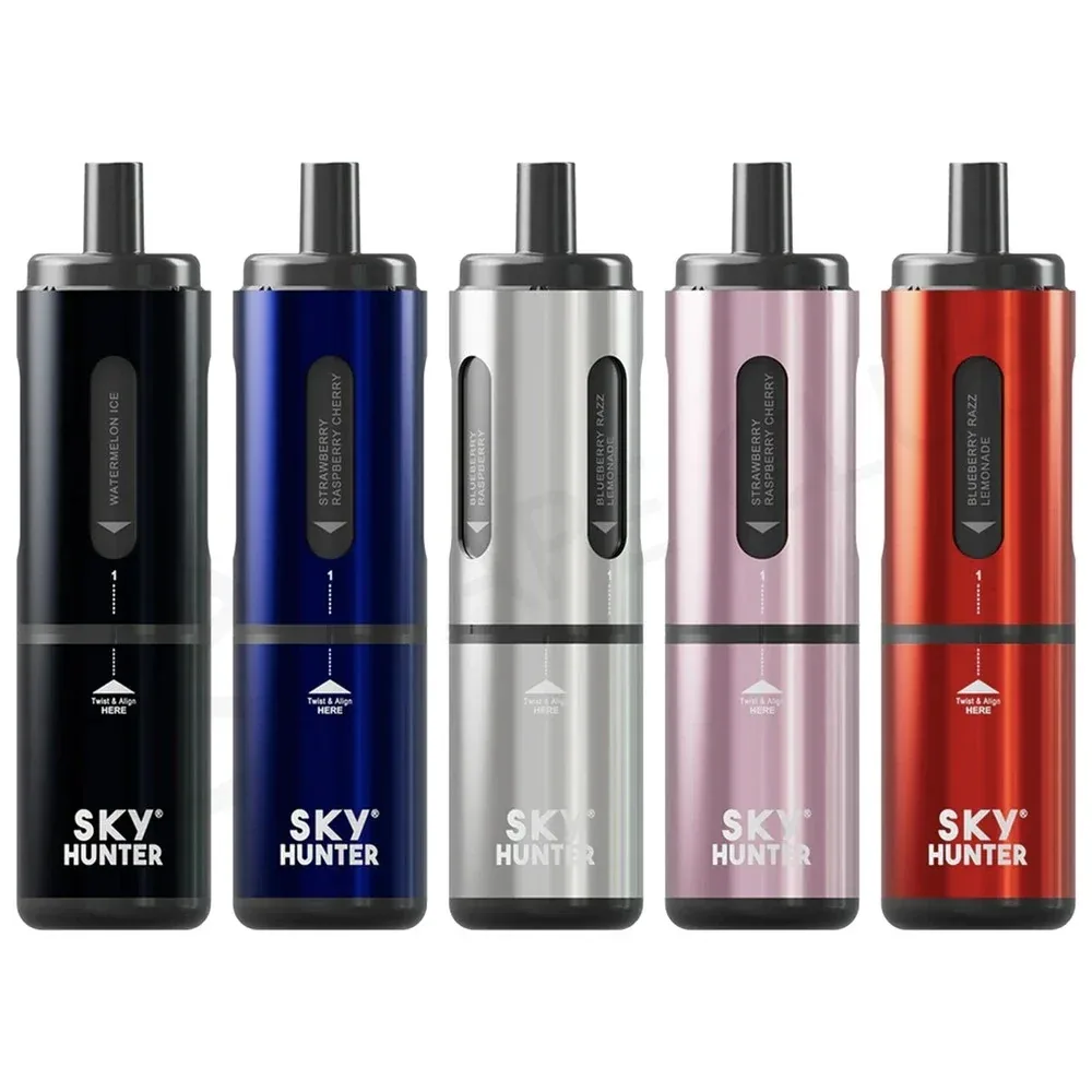 Sky Hunter 2600 Rechargeable Pod Vape Kit, 4 x 2ml Pods, TPD
